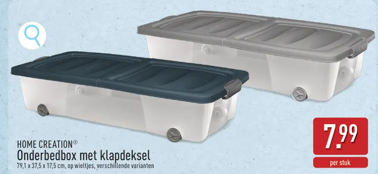 Promotie: Boîte de dessous de lit à couvercle pliant