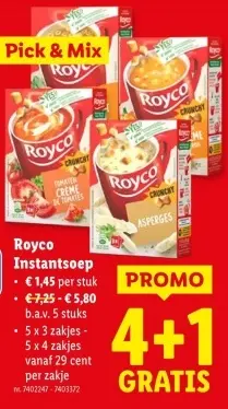 Promotie: Instantsoep