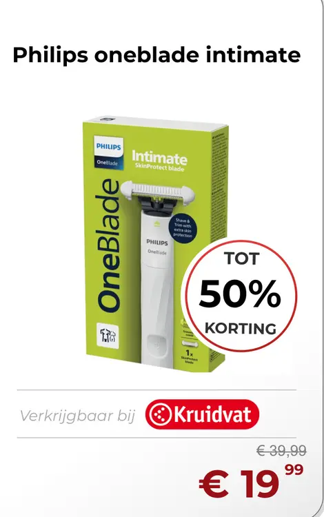 Aanbieding: oneblade intimate