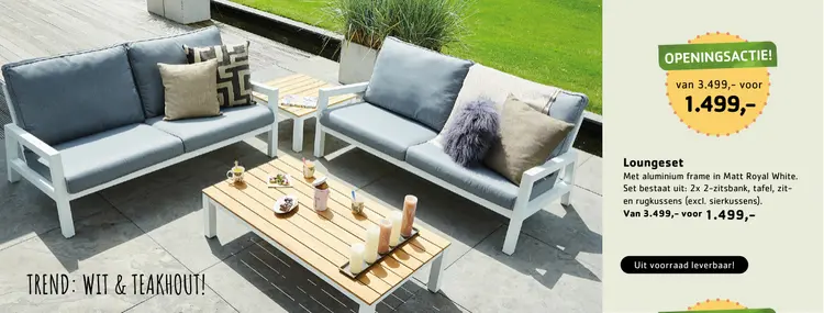 Promotie: Loungeset