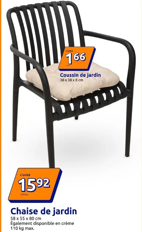 Offre: Chaise de jardin