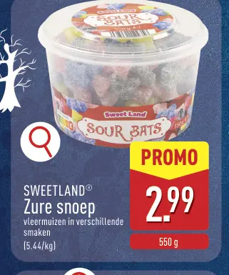 Promotie: Zure snoep