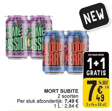 Aanbieding: MORT SUBITE