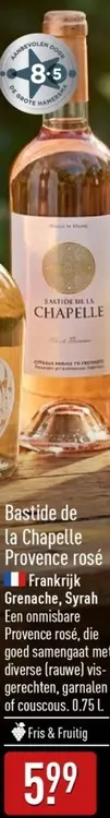 Aanbieding: Bastide de la Chapelle Provence rosé