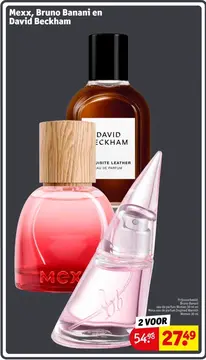 Aanbieding: Mexx, Bruno Banani en David Beckham