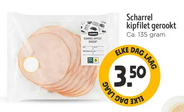 Aanbieding: Scharrel kipfilet gerookt