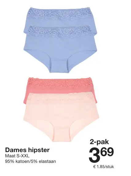 Promotie: Dames hipster