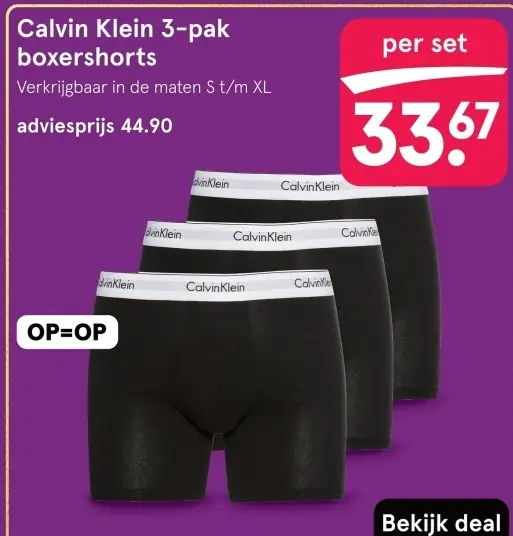 Aanbieding: 3-pak boxershorts