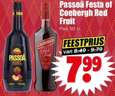 Aanbieding: Passoã Festa of Coebergh Red Fruit