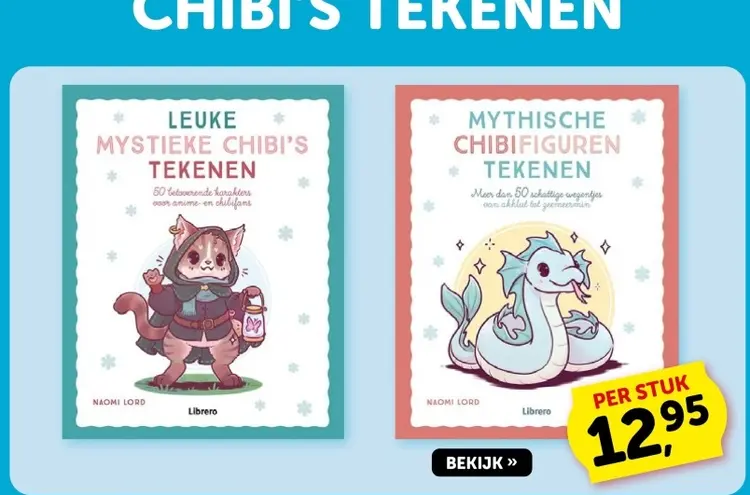 Aanbieding: Leuke mystieke chibi's tekenen / mythische chibifiguren