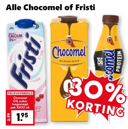 Aanbieding: Chocomel of Fristi
