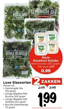 Aanbieding: Luxe Slasoorten