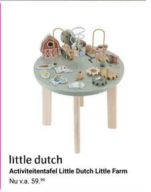 Aanbieding: Activiteitentafel Little Dutch Little Farm