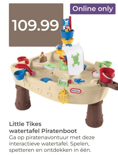 Aanbieding: Watertafel Piratenboot