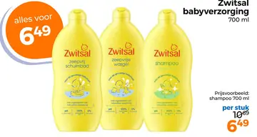 Aanbieding: Zwitsal babyverzorging