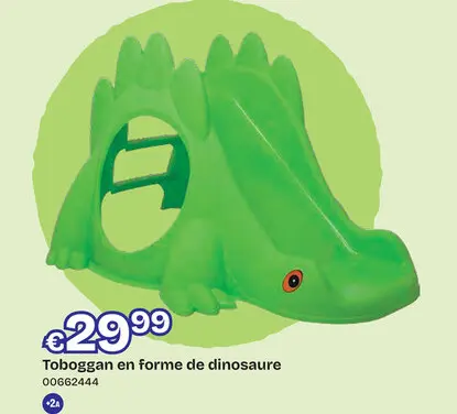 Offre: Toboggan en forme de dinosaure