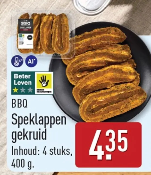 Aanbieding: BBQ Speklappen gekruid