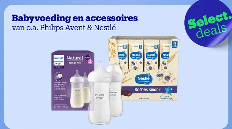 Promotie: Babyvoeding en accessoires