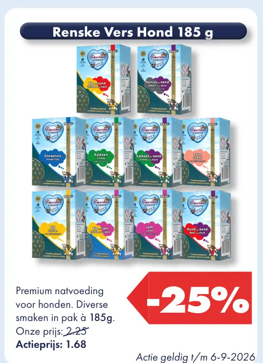 Aanbieding: Renske Vers Hond