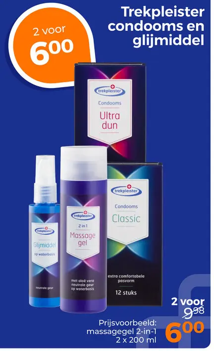 Aanbieding: Condooms en glijmiddel
