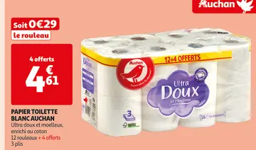 Aanbieding: PAPIER TOILETTE BLANC