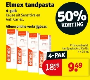 Aanbieding: Elmex tandpasta