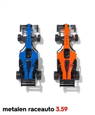 Aanbieding: metalen raceauto