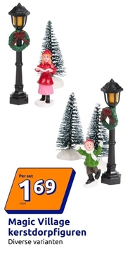 Aanbieding: Magic Village kerstdorpfiguren