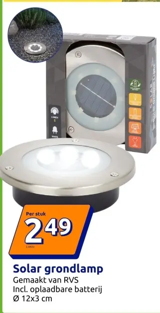 Aanbieding: Solar grondlamp