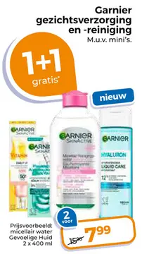 Aanbieding: Garnier gezichtsverzorging en -reiniging