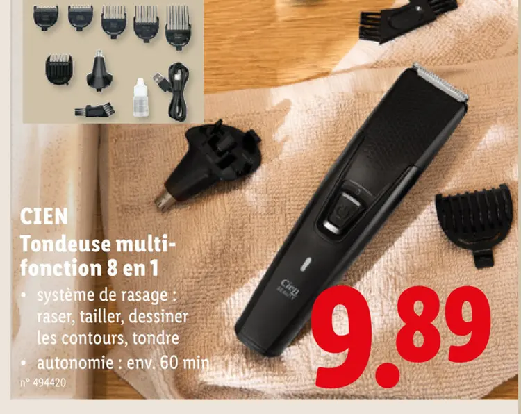 Offre: Tondeuse multi-fonction 8 en 1