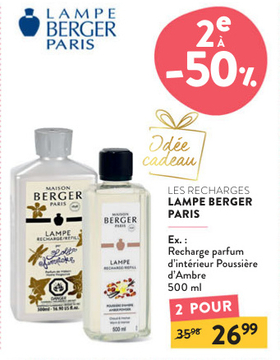 Offre: Recharge parfum d'intérieur Poussière d'Ambre