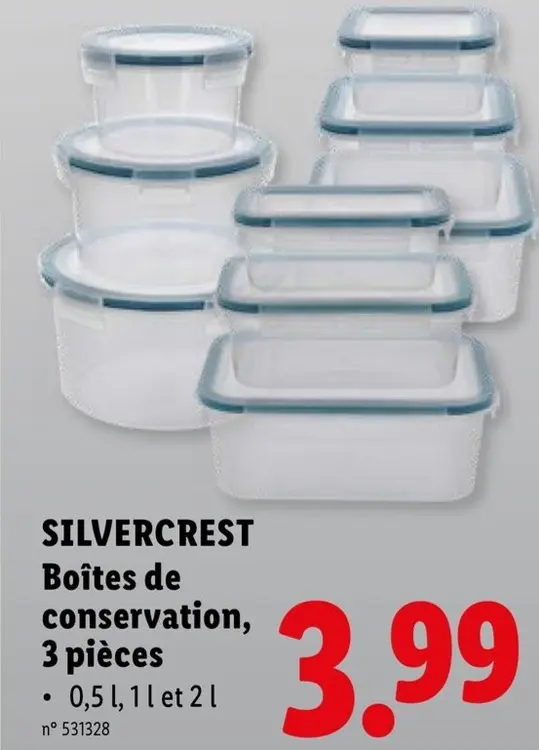 Offre: Boîtes de conservation