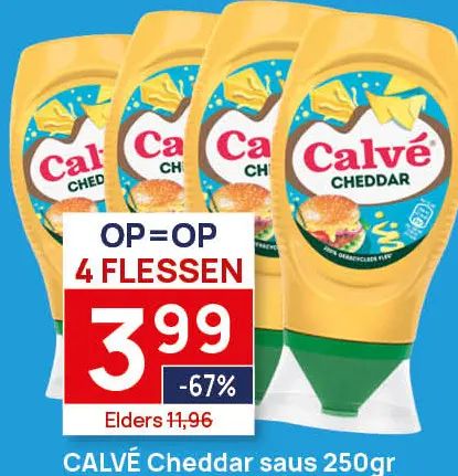 Aanbieding: Cheddar saus