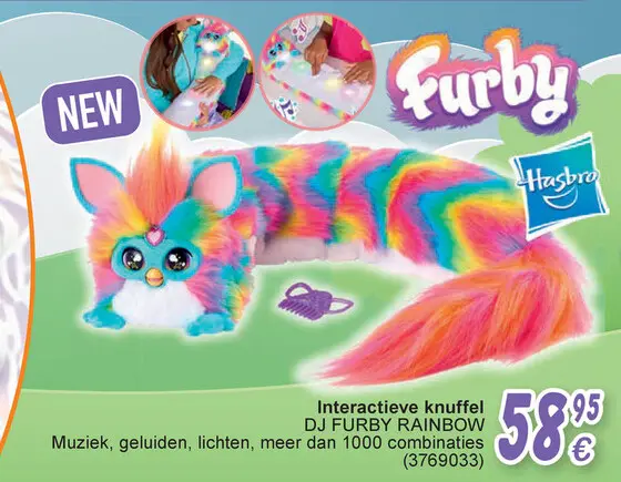 Aanbieding: Dj Furby rainbow