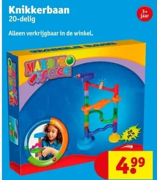 Promotie: Knikkerbaan