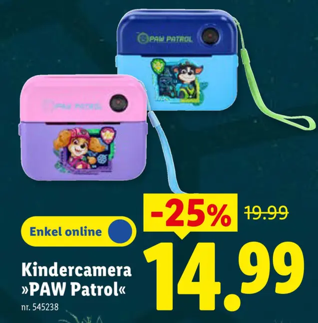 Promotie: Kindercamera
