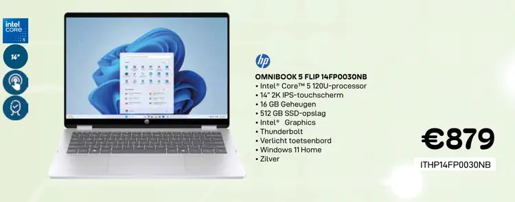 Promotie: Omnibook 5 flip 14fpo030nb