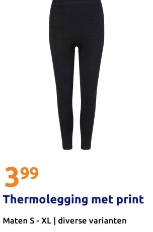 Aanbieding: Thermolegging met print