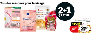 Offre: Tous les masques pour le visage