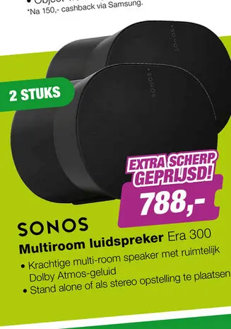 Aanbieding: EP:Bundel Sonos ERA 300 Zwart