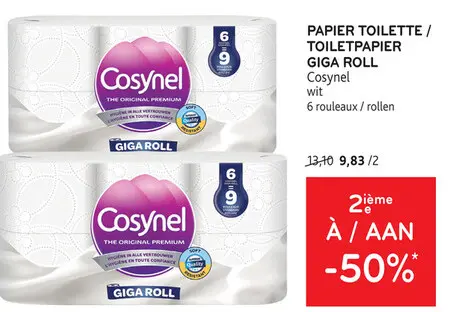 Offre: Papier toilette / toiletpapier giga roll