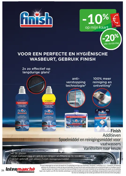 Promotie: Spoelmiddel en reinigingsmiddel voor vaatwassers