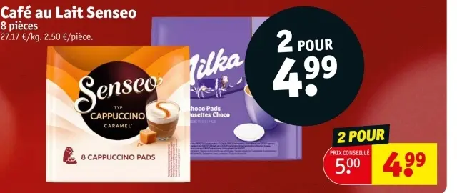 Offre: Café au Lait Senseo