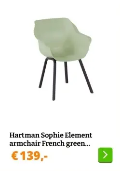 Aanbieding: Hartman Sophie French green diningstoel