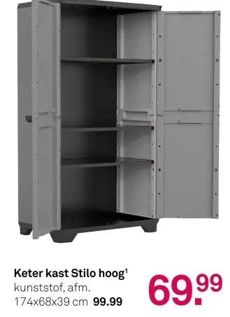 Aanbieding: Keter kast Stilo hoog