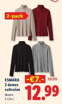 Aanbieding: 2 dames coltruien