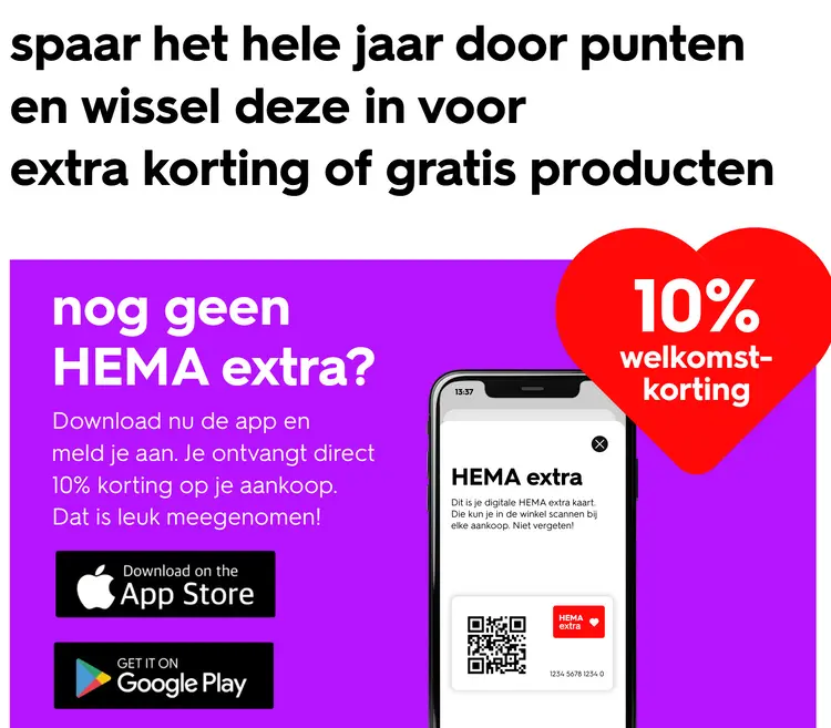 Promotie: HEMA extra