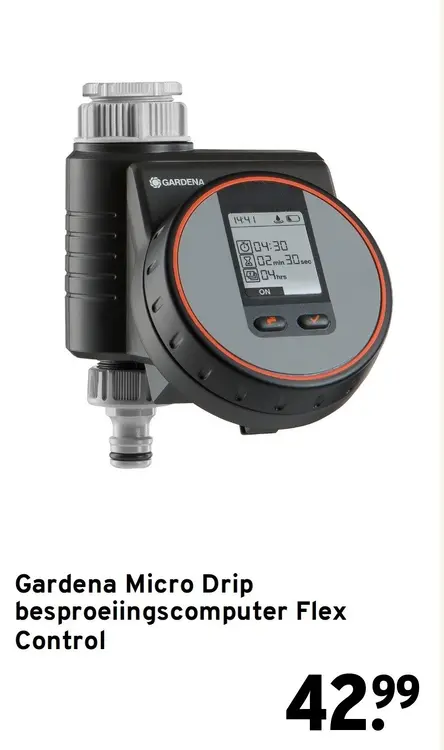 Aanbieding: Micro Drip besproeiingscomputer Flex Control