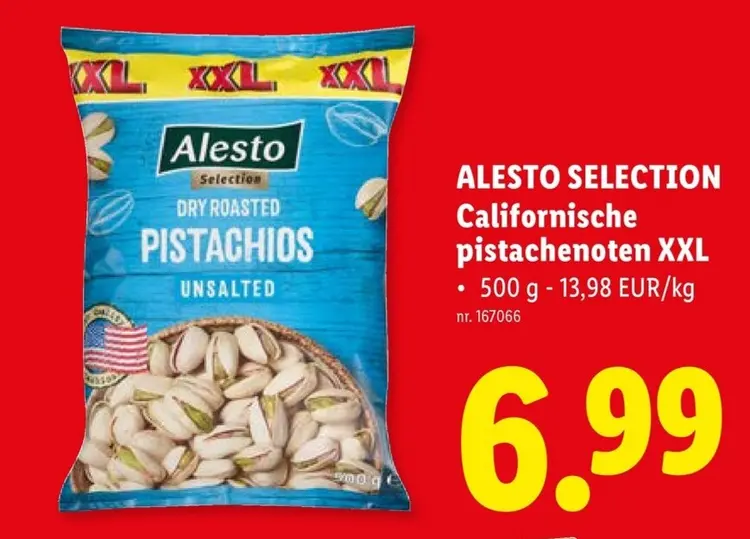 Promotie: Californische pistachenoten XXL